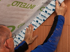 10. Masonry gable end wall, creating an airtight joint