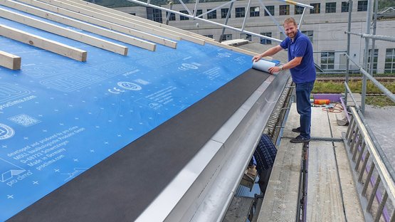 Installation steps on the building site